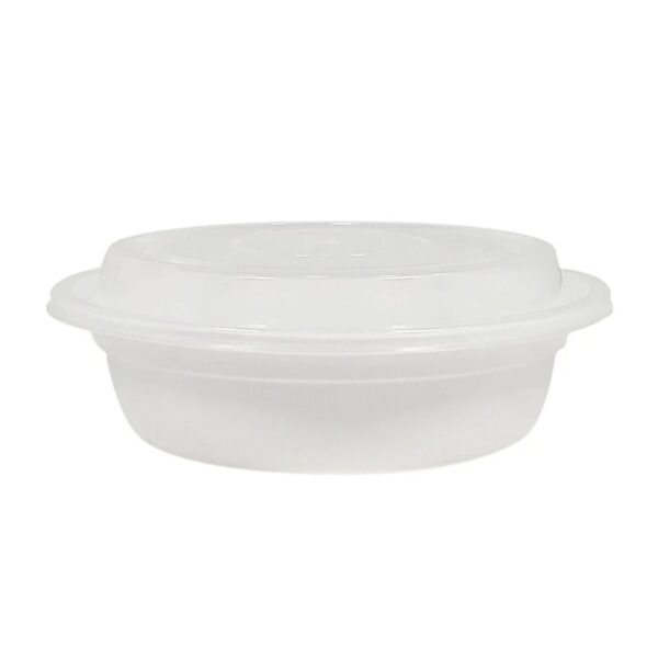 Value+ - 6" Plastic Container Sets Round - White - 918W - Image 3
