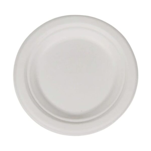 Eco-Craze - 9" Round Bagasse Lunch Plates