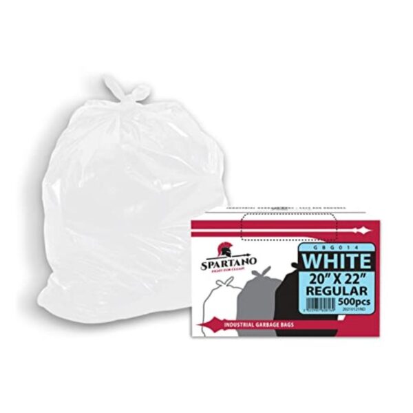 Spartano - Garbage Bags - Regular - White - 20"x22"