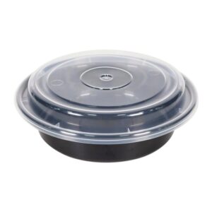 Maple - 7" Plastic Container Set - Black