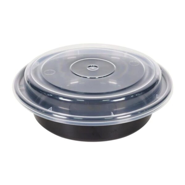Maple - 7" Plastic Container Set - Black