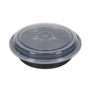 Maple - 8" Plastic Container Set Black