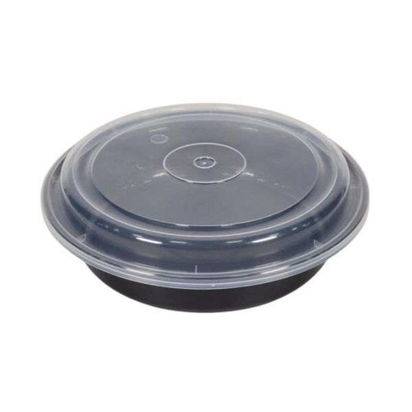 Maple - 8" Plastic Container Set Black